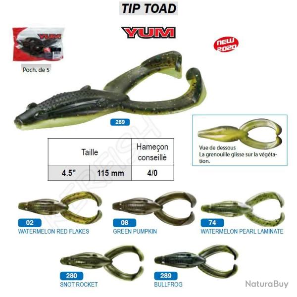 TIP TOAD YUM Bullfrog