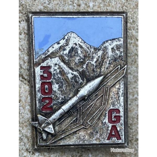 302� Groupe d'Artillerie, �mail, dos guilloch�, marquage lat�ral