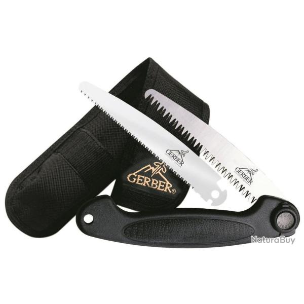 Couteau Gerber Exchange-A-Blade 2 Lames Scie Manche GRN Etui Nylon G6036