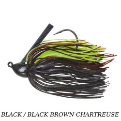 BABY BOO JIG BOOYAH 9 g Black Black Brown Chartreuse