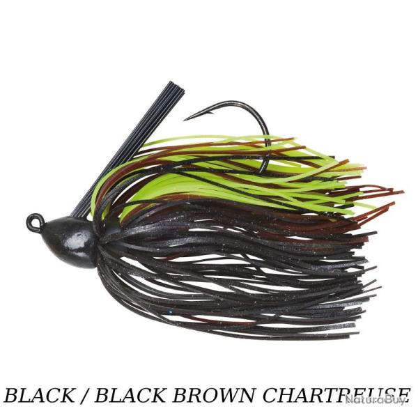 BABY BOO JIG BOOYAH 9 g Black Black Brown Chartreuse