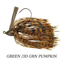 BABY BOO JIG BOOYAH 9 g Green 3D Green Pumpkin