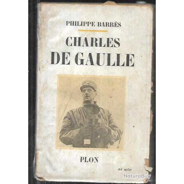 charles de gaulle de philippe barr�s