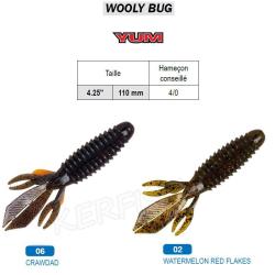 WOOLY BUG YUM Watermelon Red Flakes