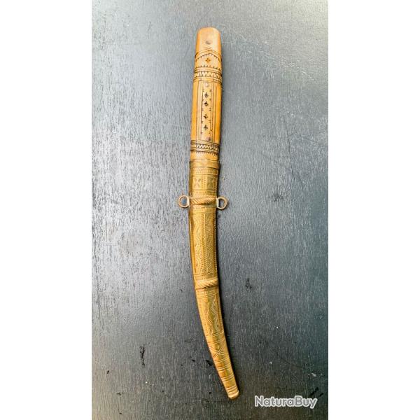 BEAU COUTEAU AFRICAIN SHULA, ART TRADITIONNEL MAROCAIN, MAGHREB, AFRIQUE