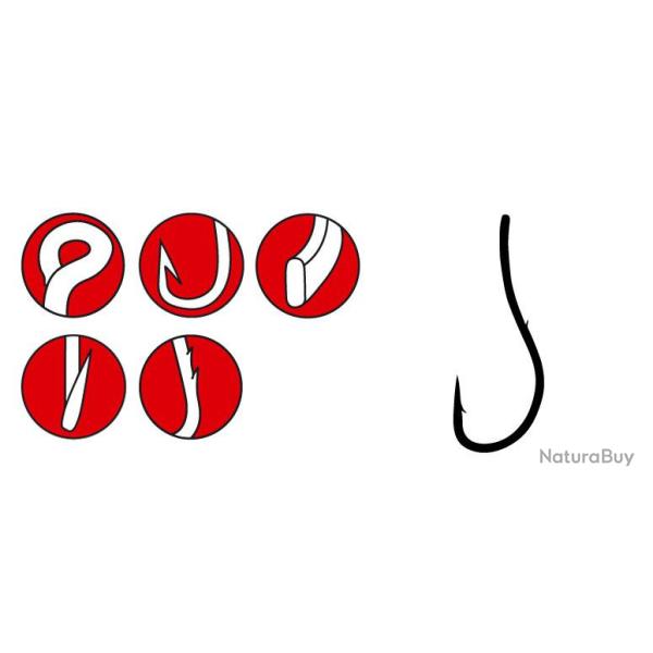 Hame�on mer 3113 rouge Gamakatsu T2 x 25