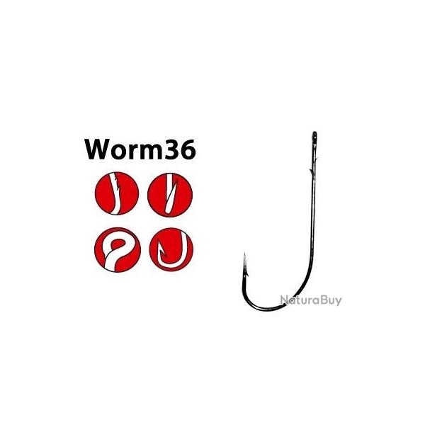 Hame�on mer Worm 36 Gamakatsu T1/0 x 6