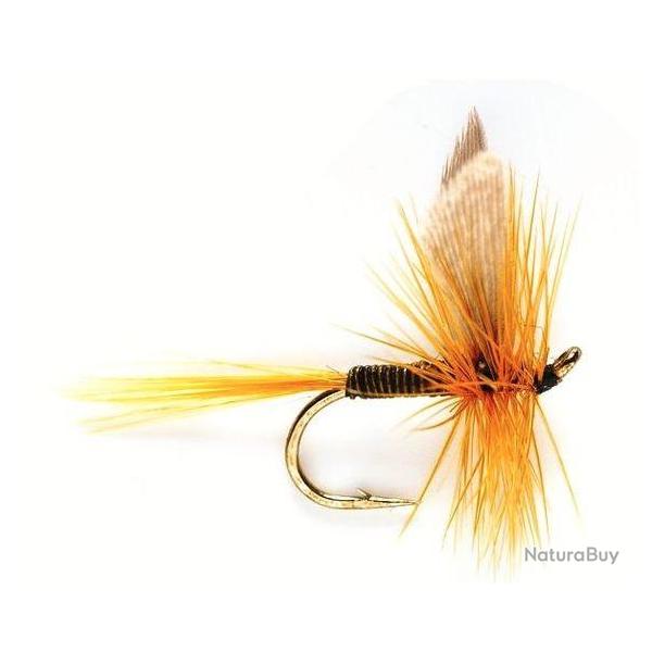 Mouche seche - winged Dry flie Olive dun 0524 ham 14 Fulling Mill