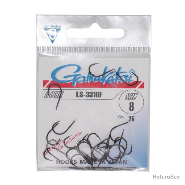 Hameons LS3310 noir par 25 Gamakatsu 4