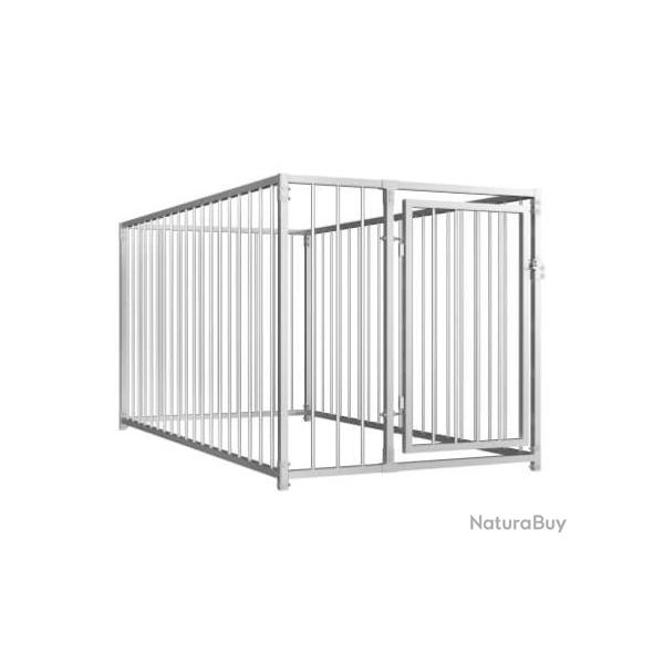 Cage chien 2m x 1m x 1m enclos chien parc chien cage chiot chenil chien XXL cielterre-commerce