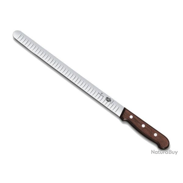 COUTEAU A SAUMON VICTORINOX ALVEOLE 30CM PALISSANDRE
