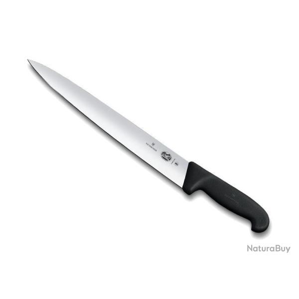 COUTEAU TRANCHELARD VICTORINOX 30CM NOIR