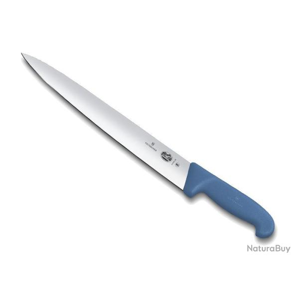 COUTEAU TRANCHELARD VICTORINOX 30CM BLEU