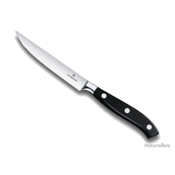 COUTEAU STEAK VICTORINOX FORGE 12CM DENTS POM