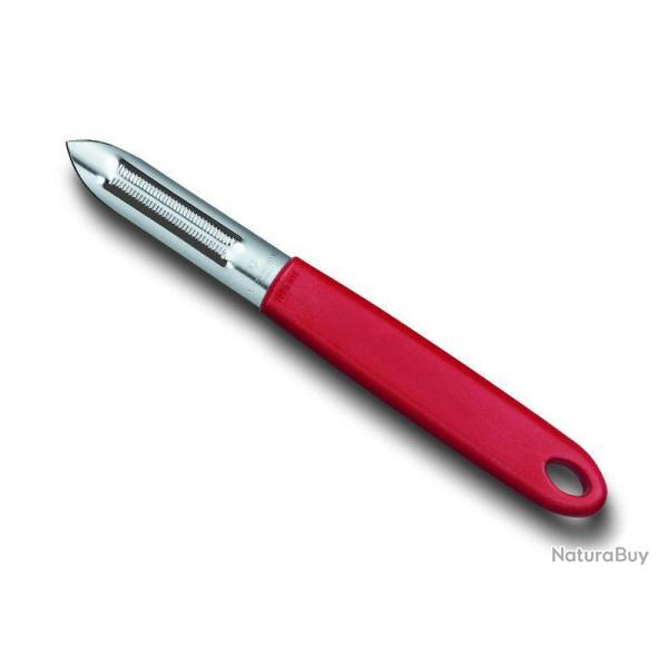 EPLUCHEUR VICTORINOX 2 FENTES ROUGE A DENTS