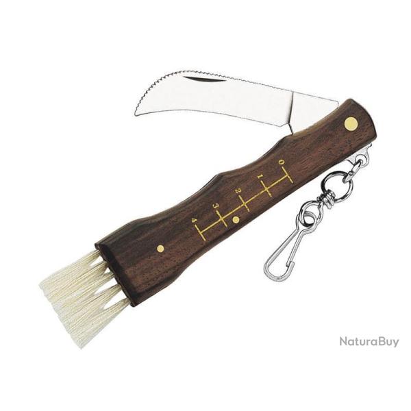 COUTEAU A CHAMPIGNONS HERBERTZ BOIS 11CM INOX
