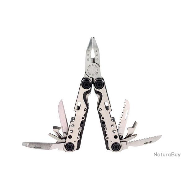 OUTIL MULTIFONCTIONS HERBERTZ 9P 10,5CM TOUT INOX +ETUI