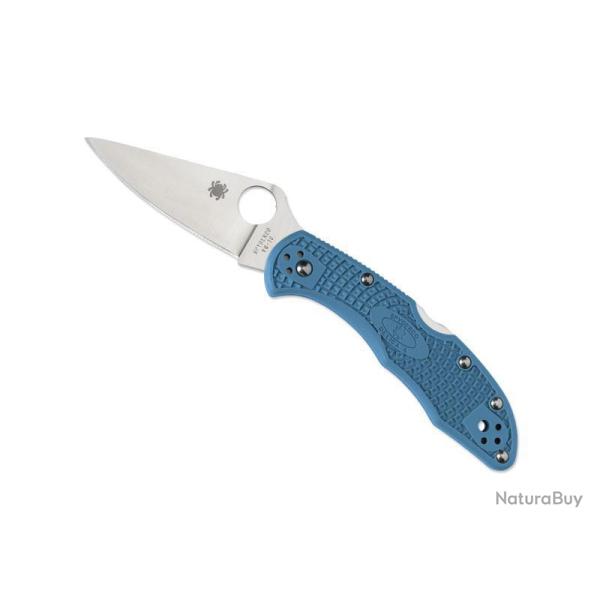 COUTEAU SPYDERCO DELICA 4 BLEU