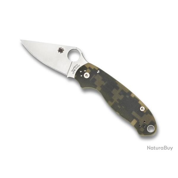 COUTEAU SPYDERCO PARA 3 G10 CAMO