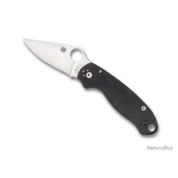 COUTEAU SPYDERCO PARA 3 G10 NOIR