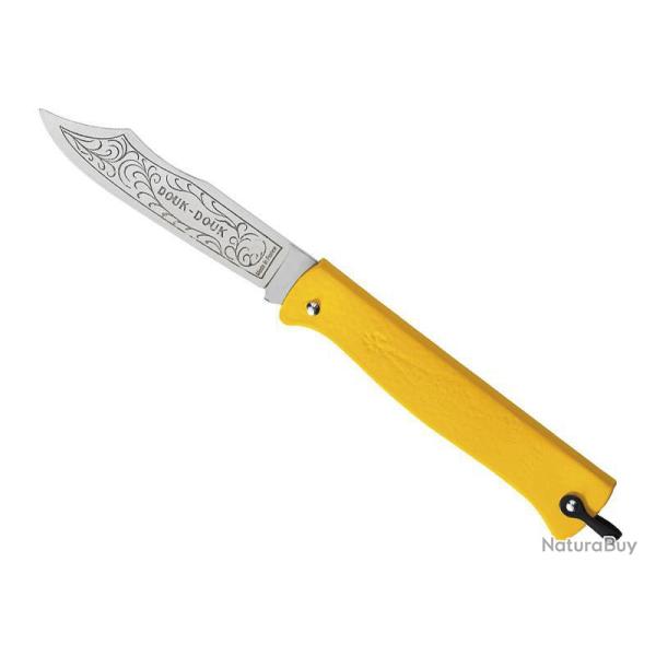 COUTEAU DOUK-DOUK JAUNE 11CM INOX