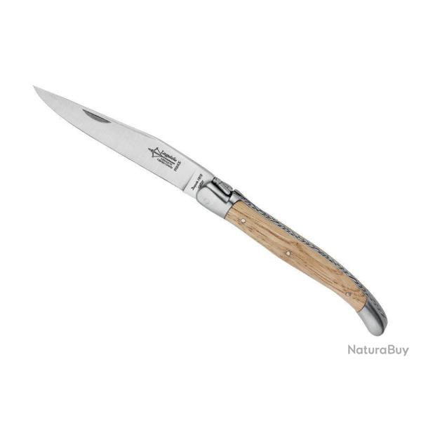 LAGUIOLE ANTAN CHATAIGNIER MITRES INOX MAT 12CM