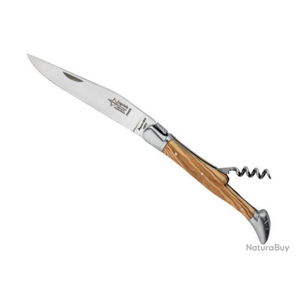LAGUIOLE ANTAN 2P OLIVIER MITRES INOX MAT 12CM