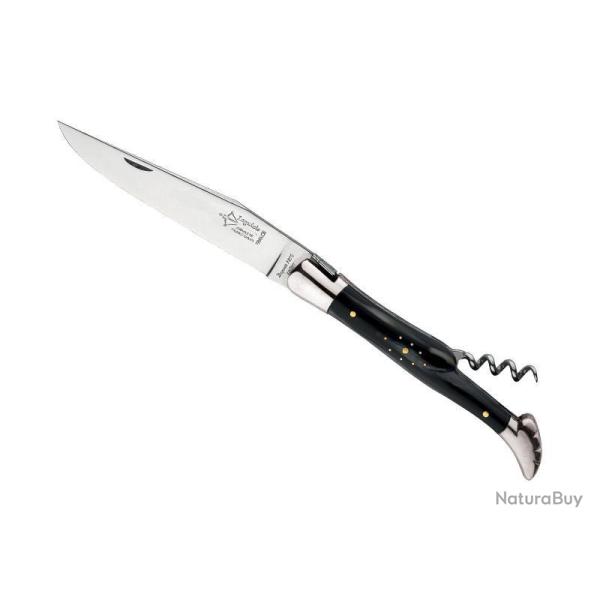 LAGUIOLE G.DAVID 2P FACON CORNE MITRES INOX 12CM