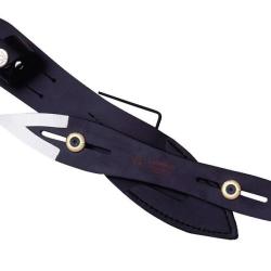 COUTEAU A LANCER CUDEMAN 25,5CM REGLABLE NOIR
