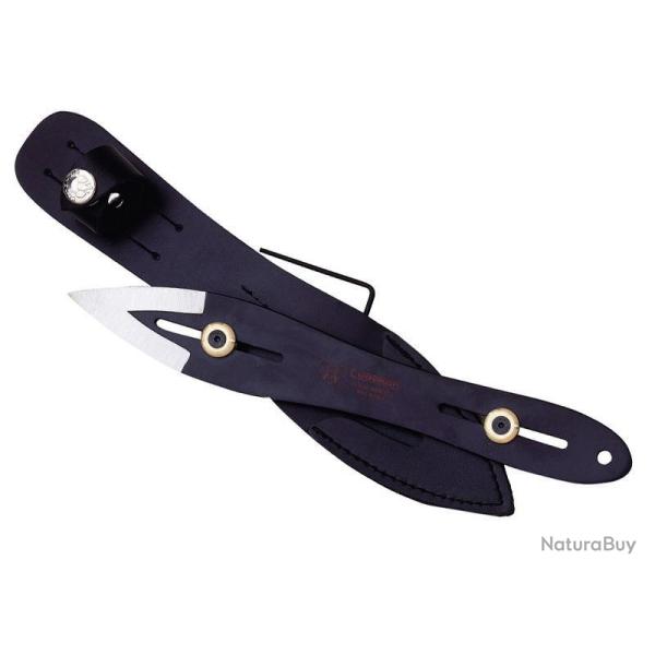 COUTEAU A LANCER CUDEMAN 25,5CM REGLABLE NOIR