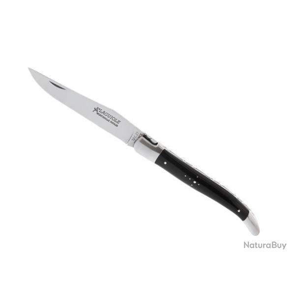 LAGUIOLE FONTENILLE PATAUD CORNE NOIRE 12CM INOX
