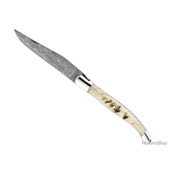 LAGUIOLE GILLES TRADITION CORNE DE BELIER 12CM DAMAS