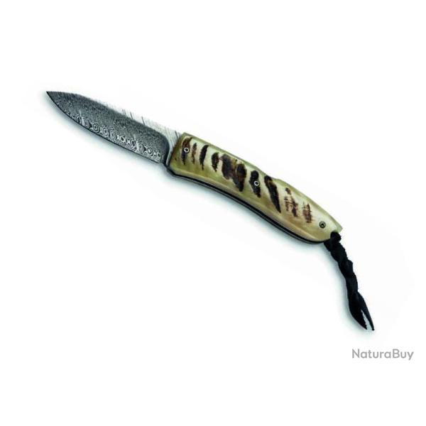 COUTEAU LIONSTEEL OPERA CORNE DE BELIER DAMAS