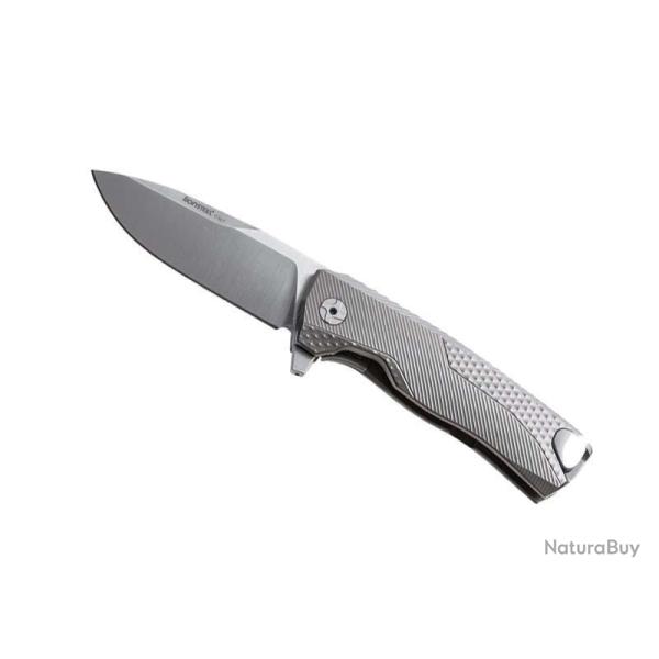 COUTEAU LIONSTEEL ROK TITANIUM GRIS