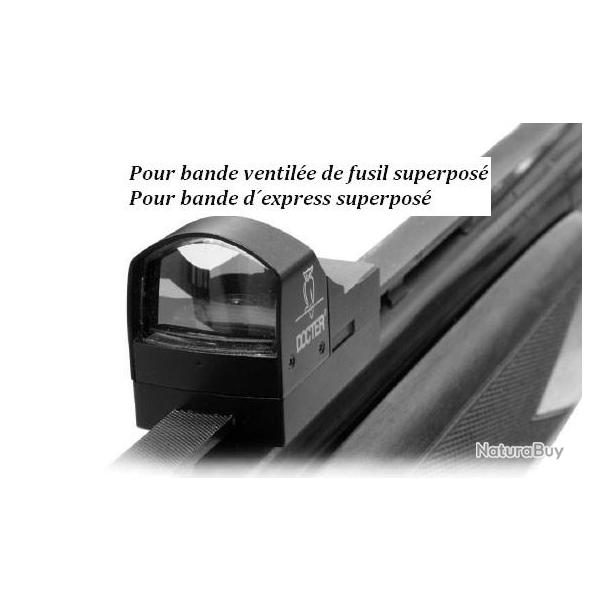 Montage Leica Tempus ASPH pour bande ventille de fusil ou express superpos, ajustable  6 mm/15 mm