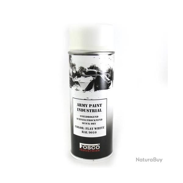 Bombe de peinture militaire (400 ml) - BLANC