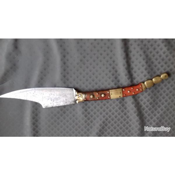 GRAND COUTEAU FRANCAIS  NAVAJA  ANCIEN