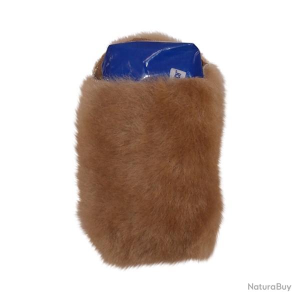 Pochette en mouton - Marron