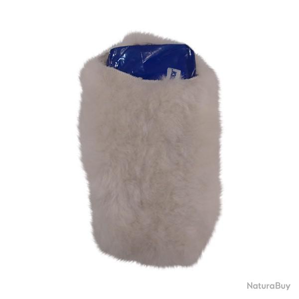 Pochette en mouton - Blanche