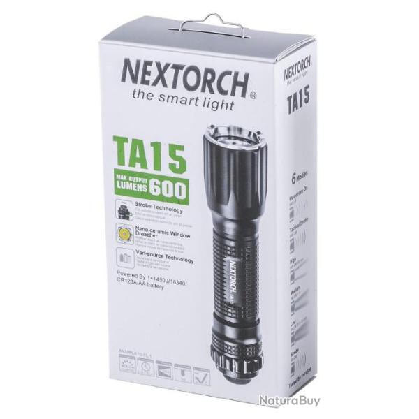 Lampe NEXTORCH TA15 600 Lumen Port�e 150 m�tres