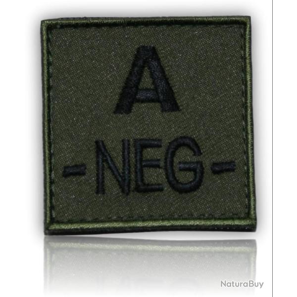 PATCH GROUPE SANGUIN A- VERT