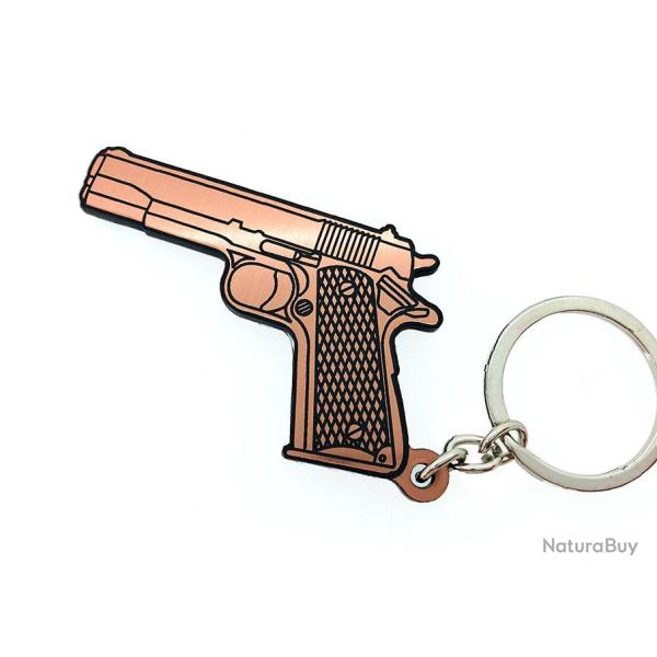 Porte-cl�s Colt 1911 45acp or rose