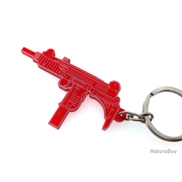 Porte-cl�s Uzi IMI 9mm rouge