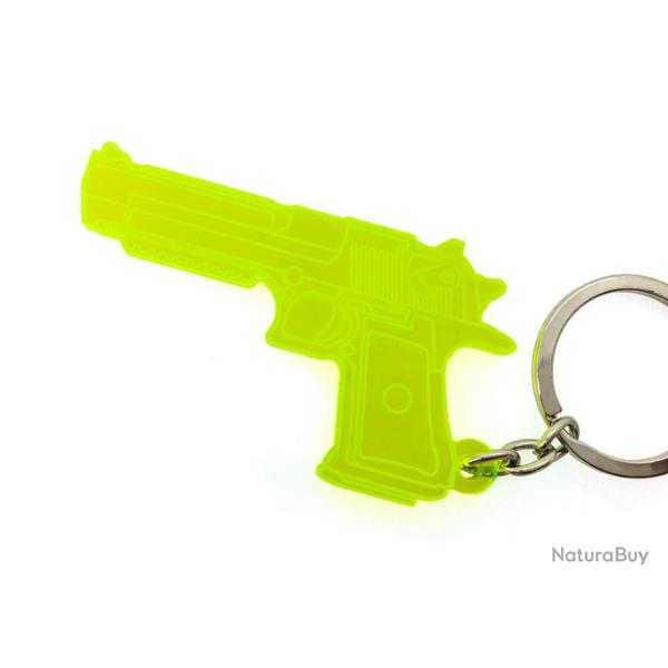 Porte-cl�s Desert Eagle IMI jaune fluo
