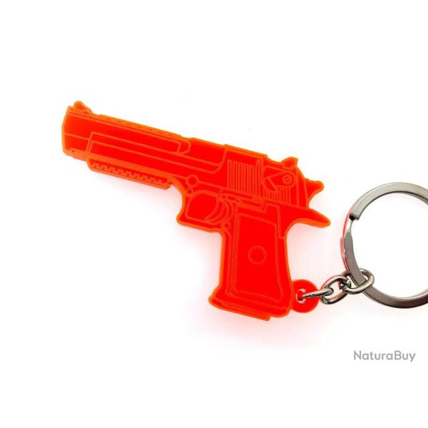 Porte-cl�s Desert Eagle IMI orange fluo