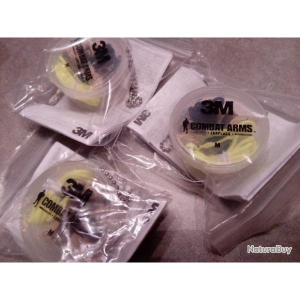 6x BAB - bouchons anti bruits 3M combat arms 4.1 NEUFS