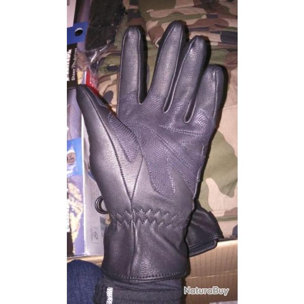 gants cuir technique armee