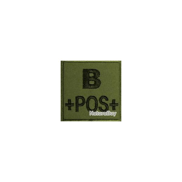 Patch Groupe sanguin - Tissu OD B Positif