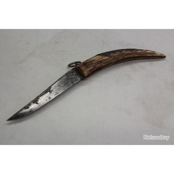 COUTEAU CORSE "VEDETTA" MANCHE EN CORNE