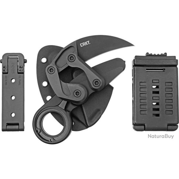 Couteau CRKT Provoke Kinematic Karambit Lame Acier D2 Manche Alu Etui Boltaron CR4042